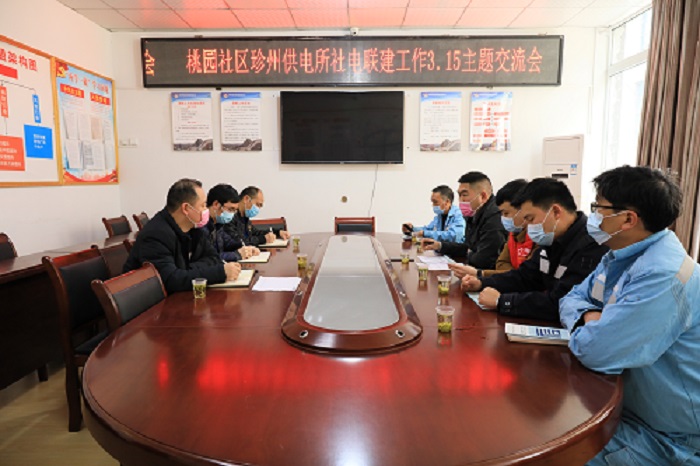 南網貴州遵義正安供電局珍州供電所黨支部聯(lián)合召開社電聯(lián)建工作315主題黨日活動
