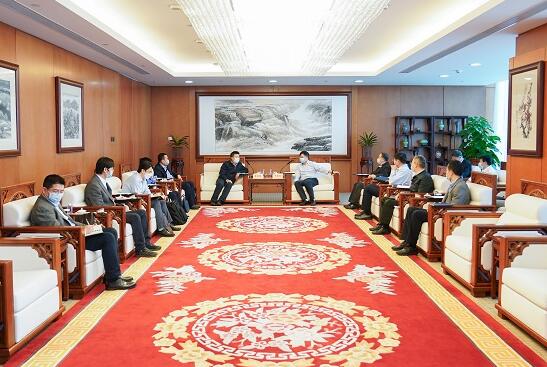 華能集團(tuán)有限公司總經(jīng)理、黨組副書記鄧建玲會(huì)見電力規(guī)劃設(shè)計(jì)總院院長(zhǎng)杜忠明