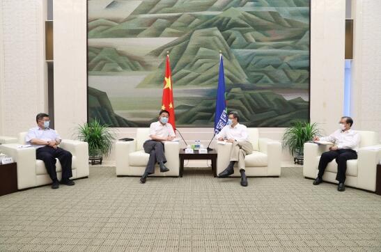 錢智民、江毅會(huì)見青海省委副書記、省長(zhǎng)劉寧