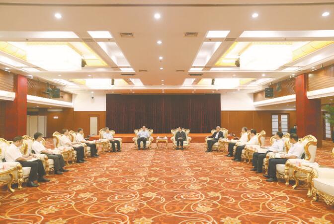 河南省委書記王國生、省長尹弘會(huì)見國家電網(wǎng)董事長、黨組書記毛偉明