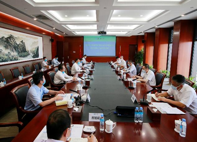 中國(guó)能建黨委書(shū)記、董事長(zhǎng)汪建平會(huì)見(jiàn)國(guó)華電力董事長(zhǎng)宋暢、總經(jīng)理李巍一行