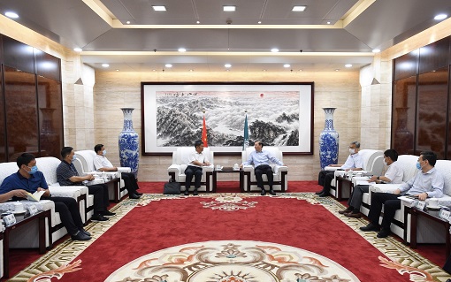 國家電網(wǎng)有限公司總經(jīng)理、黨組副書記辛保安會見寧夏回族自治區(qū)副主席吳秀章