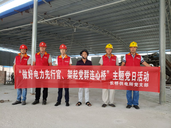 國(guó)網(wǎng)廣昌縣供電公司：開展“做好電力先行官、架起黨群連心橋”主題黨日活動(dòng)
