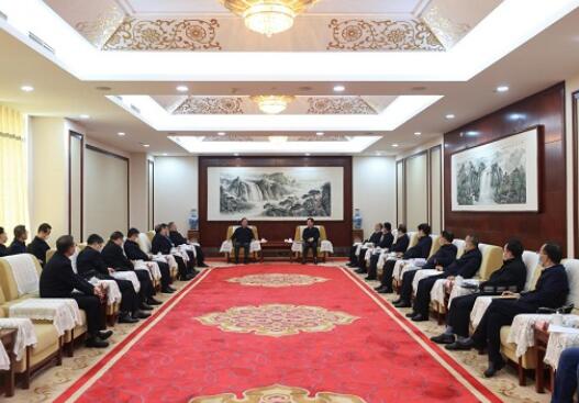 國(guó)家電網(wǎng)董事長(zhǎng)、黨組書(shū)記毛偉明拜會(huì)山西省委書(shū)記樓陽(yáng)生、省長(zhǎng)林武