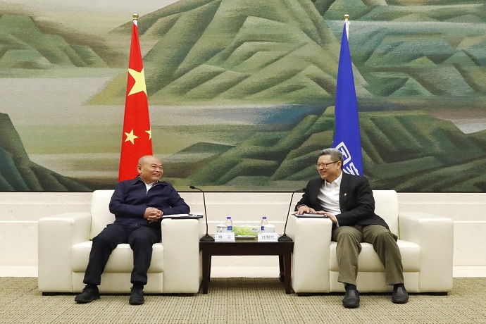 錢智民會(huì)見中國中鐵董事長(zhǎng)、黨委書記陳云