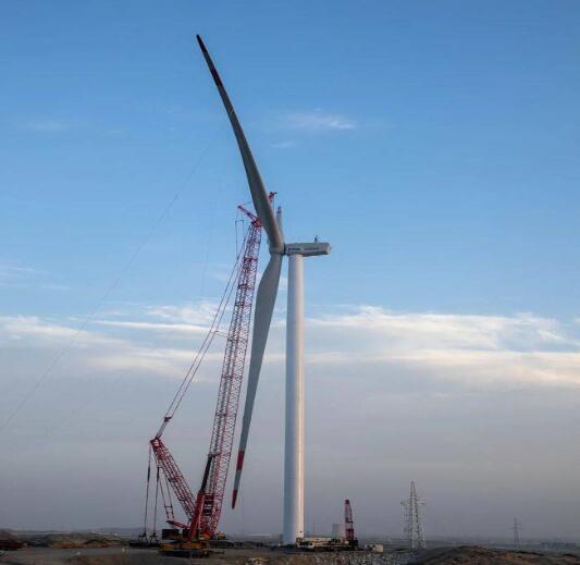 深耕大西北，H171-4MW分散式風(fēng)電項目成功首吊!