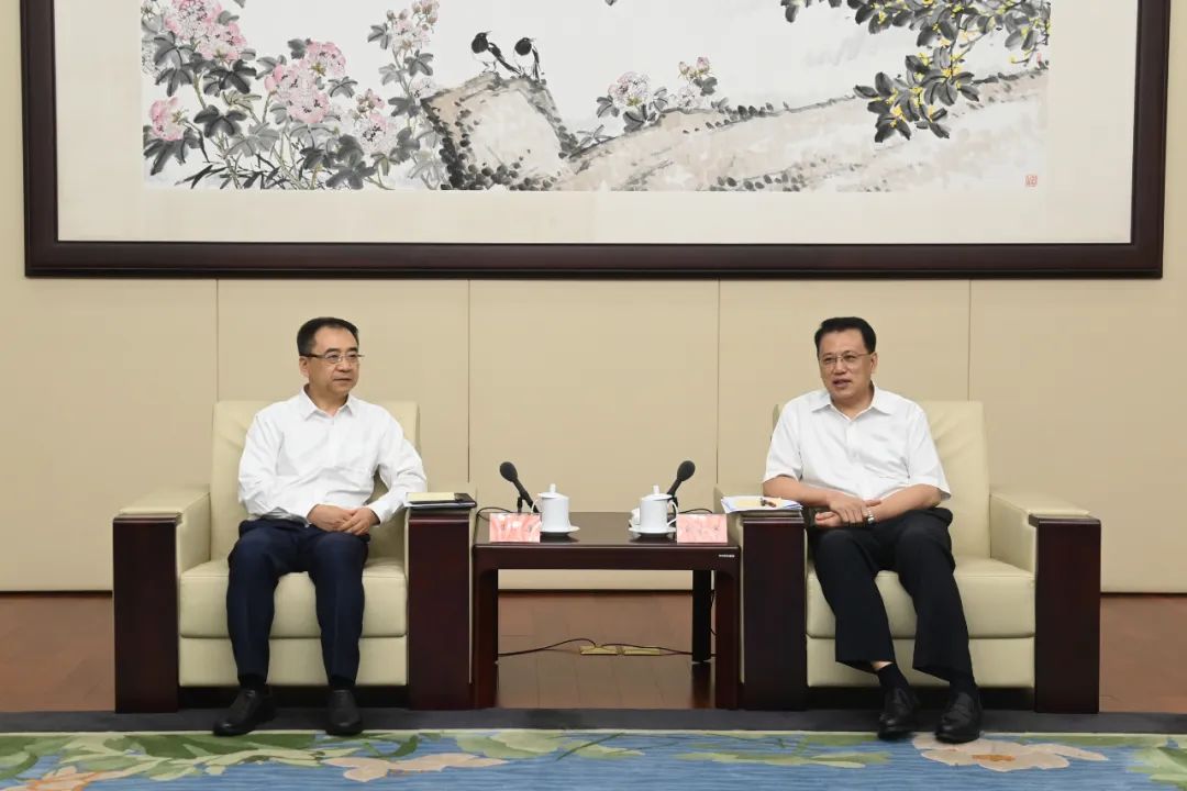 大唐集團公司黨組書記、董事長鄒磊拜會浙江省委書記、省人大常委會主任袁家軍