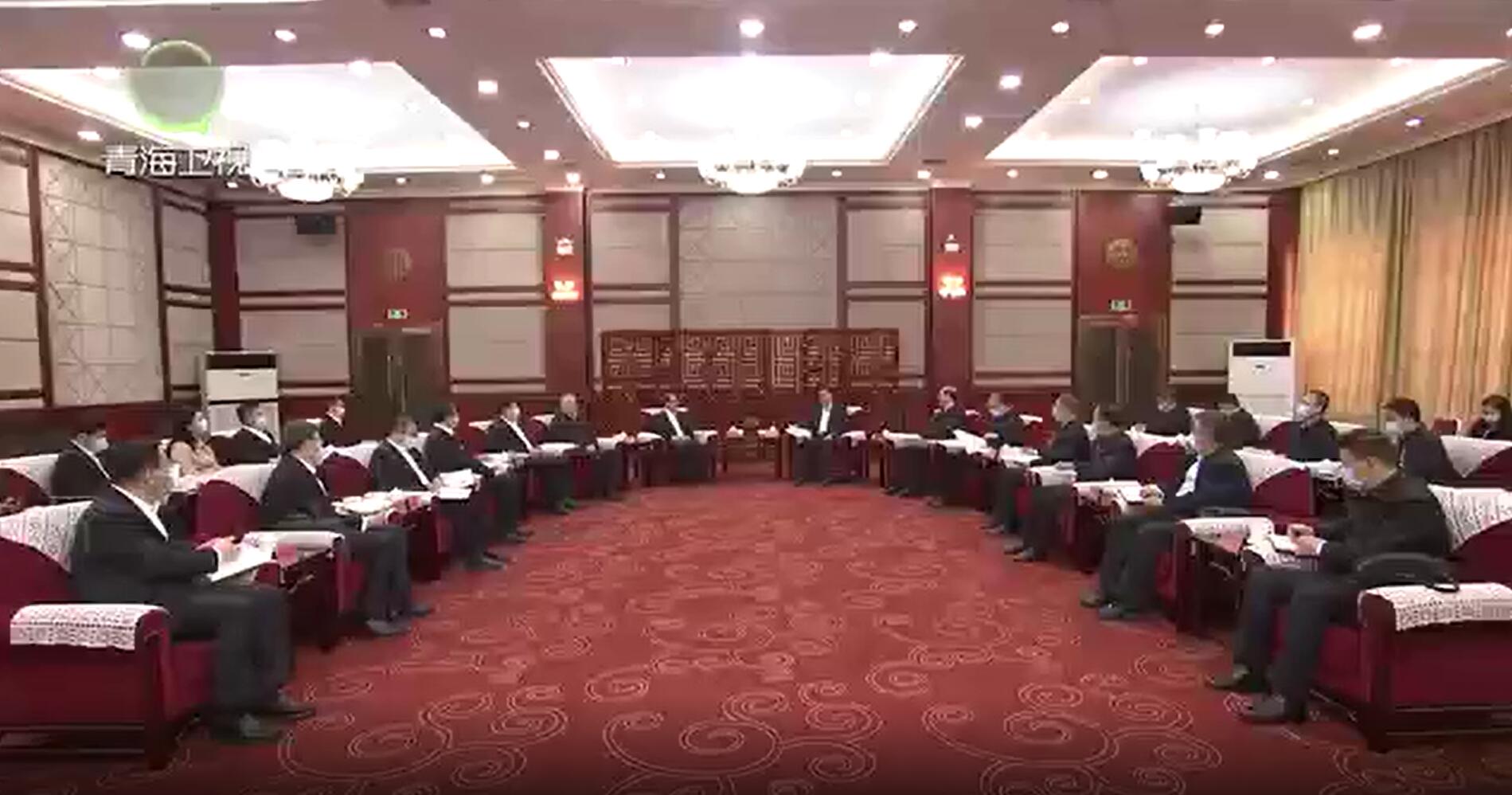華電集團黨組書記江毅、黨組副書記葉向東拜會青海省委書記陳剛、省長吳曉軍