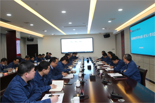 陜煤石電黨委理論學(xué)習中心組專題學(xué)習會拉開主題教育序幕