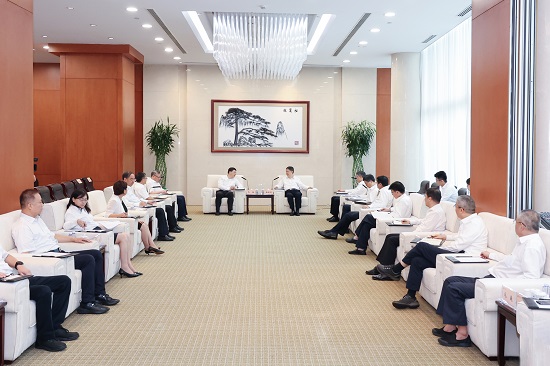 華能集團(tuán)黨組書記、董事長溫樞剛會見山西省委常委、太原市委書記韋韜