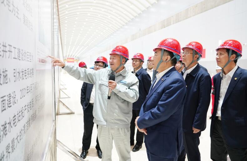 中國能建黨委書記、董事長宋海良赴白鶴灘水電站調(diào)研
