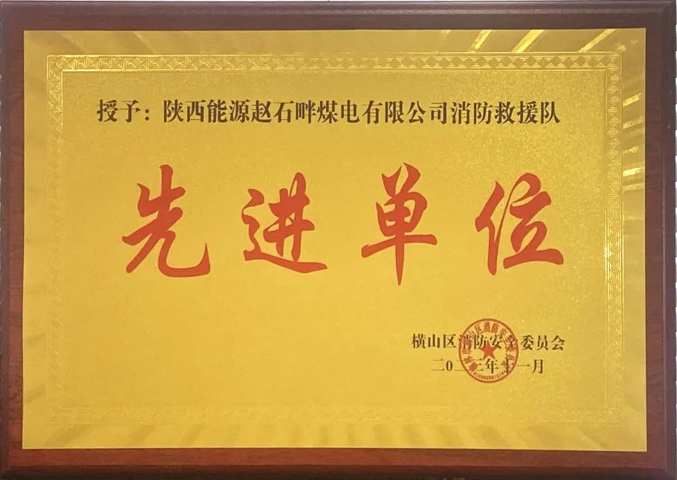 優(yōu)秀！再續(xù)輝煌！陜投集團(tuán)趙石畔煤電消防工作又獲表彰