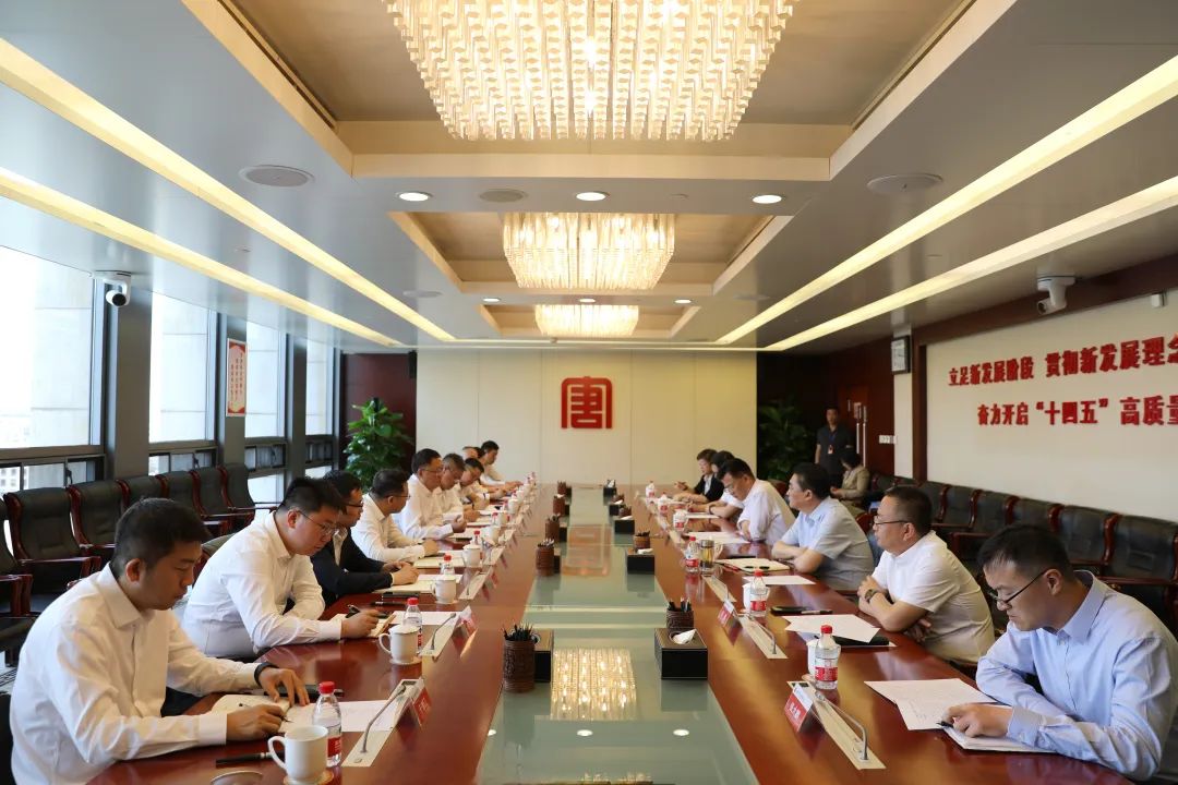 中建一局黨委書記、董事長吳愛國拜會大唐國際黨委書記、董事長王順啟