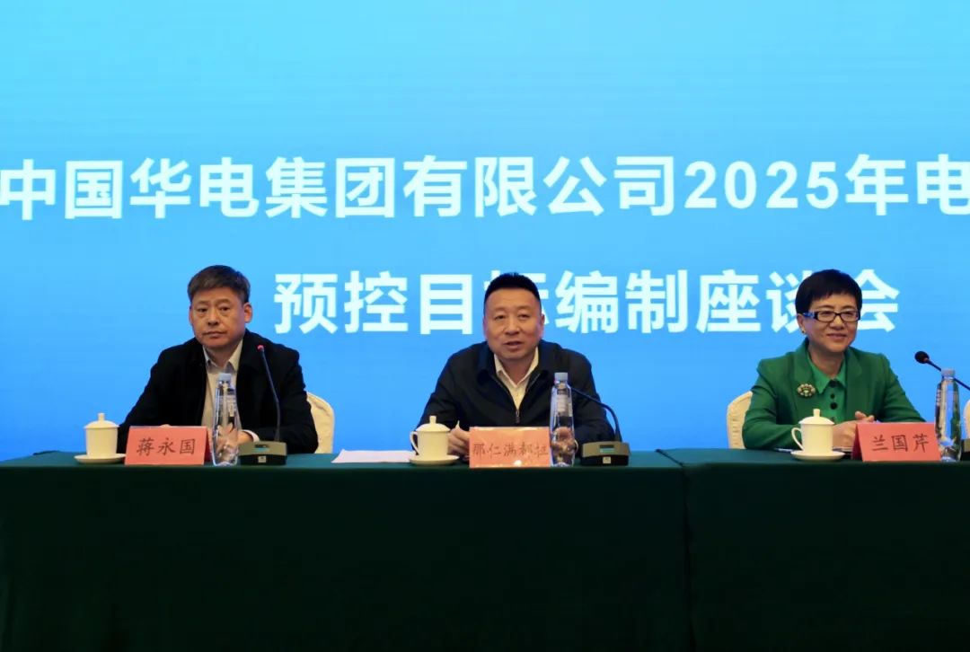 華能集團2025年電、熱量預(yù)控目標編制座談會在呼和浩特召開