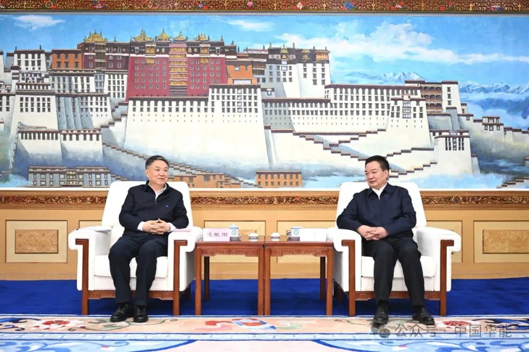 華能集團(tuán)董事長(zhǎng)、黨組書(shū)記溫樞剛拜會(huì)西藏自治區(qū)黨委書(shū)記王君正