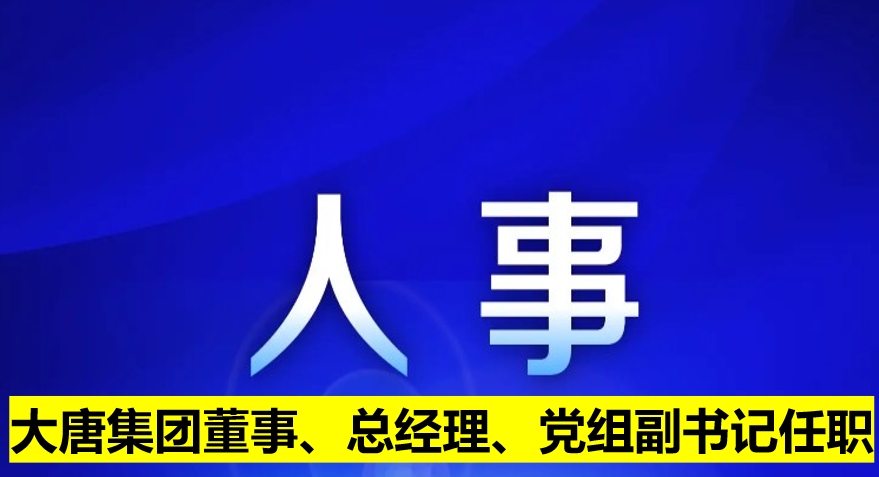 大唐集團(tuán)董事、總經(jīng)理、黨組副書(shū)記任職