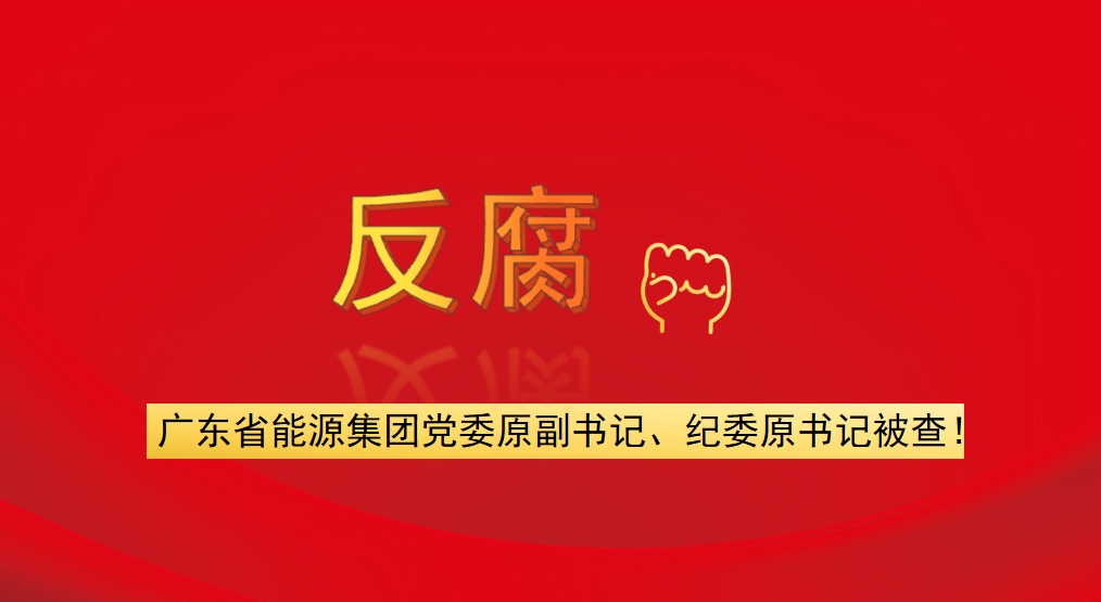 廣東省能源集團(tuán)黨委原副書記、紀(jì)委原書記被查！
